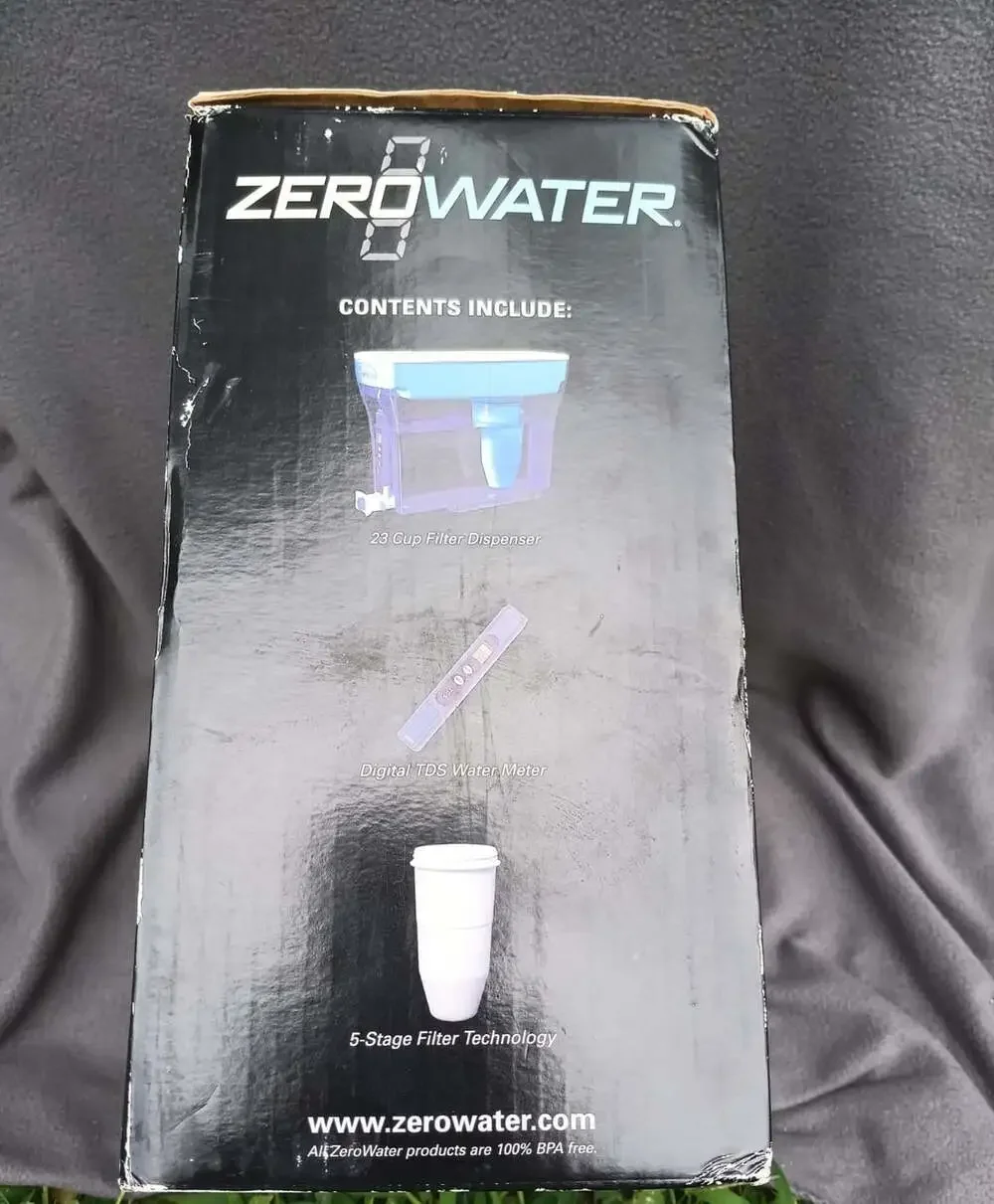 NIB ZeroWater 23 Cup 5‑Stage Water Filter Pitcher Dispenser